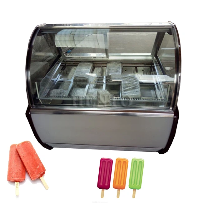 Tủ đông màn hình gelato mặt bàn