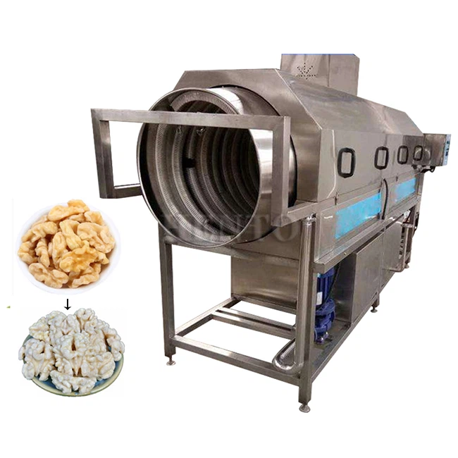 Máy trống loại làm sạch quả óc chó