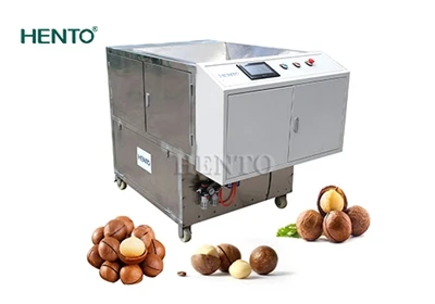 Không gây tổn hại đến thịt, thậm chí mở ra – Máy mở hạt Macadamia thương mại