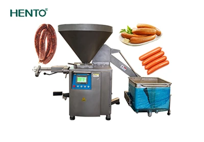 Máy nhồi xúc xích chân không